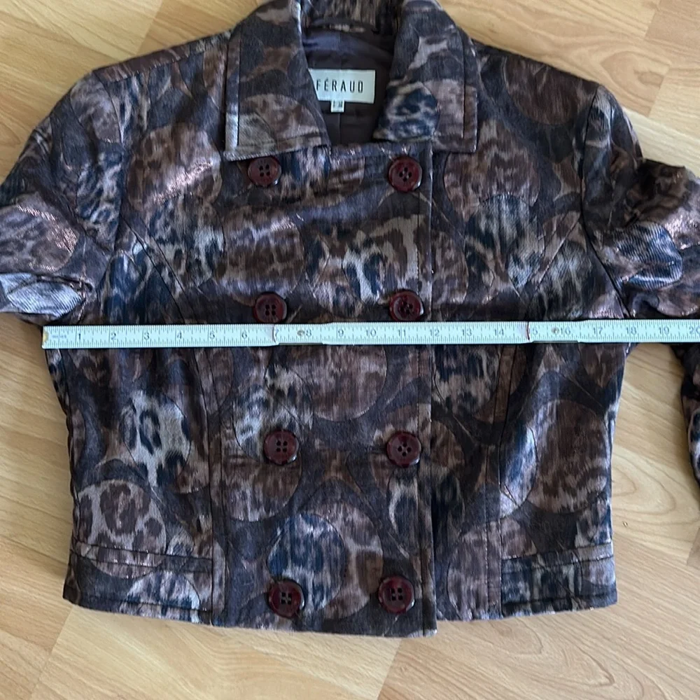 Louis Feraud Leopards Print Evening Jacket - Picture 12 of 14